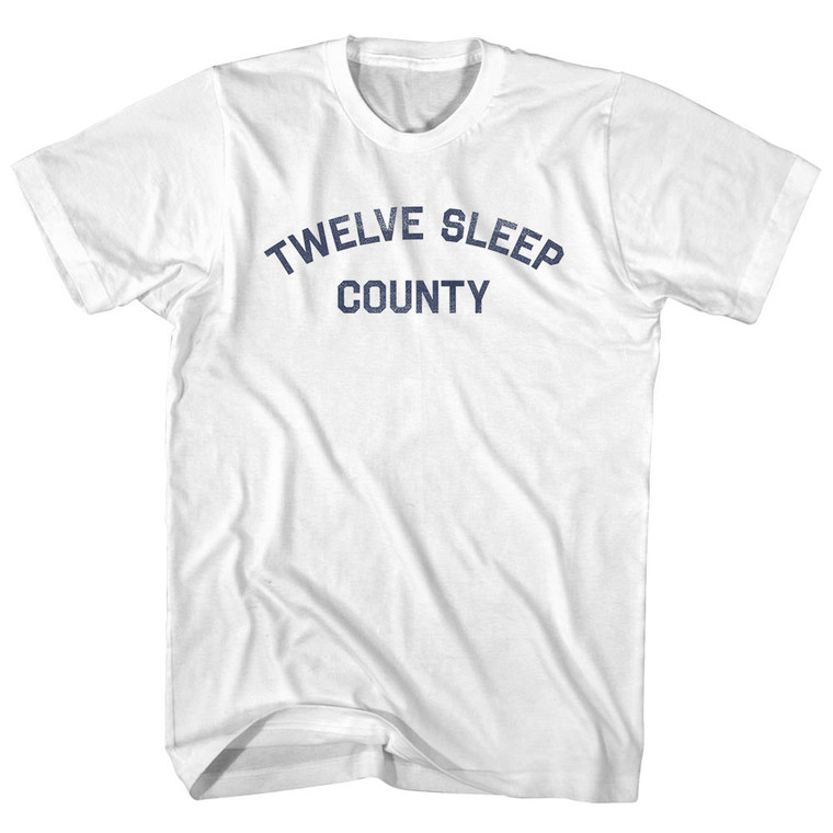 Twelve Sleep County Youth Cotton T-Shirt - White