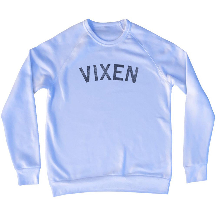 Vixen Adult Tri-Blend Sweatshirt - White
