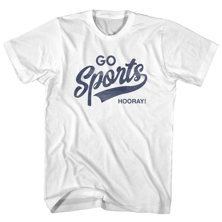 Go Sports Hooray Youth Cotton T-shirt - White
