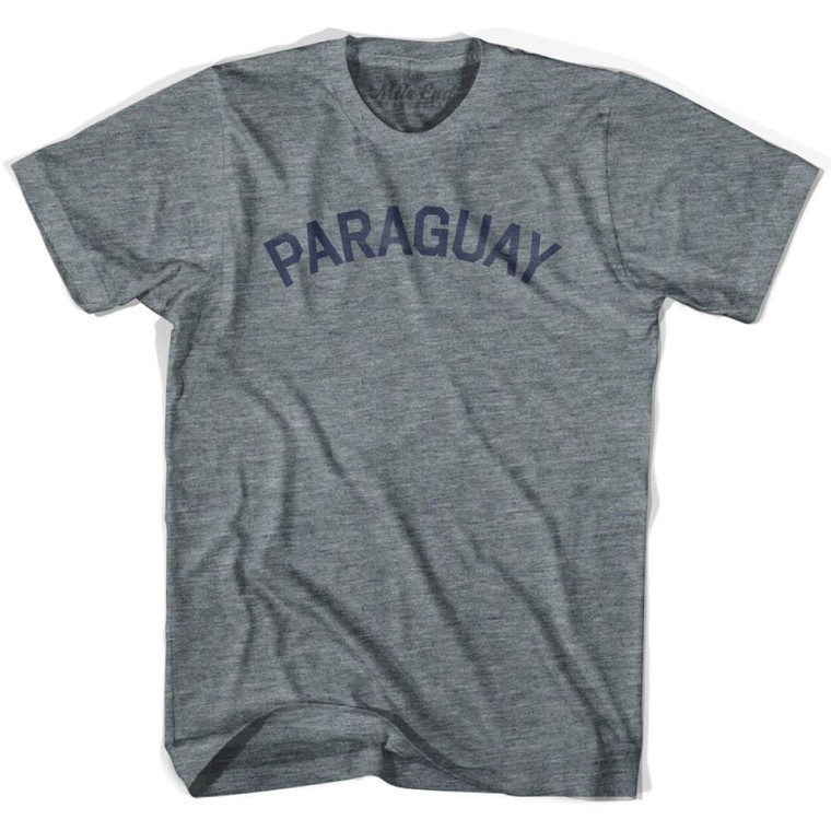Paraguay Vintage T-shirt - Athletic Grey