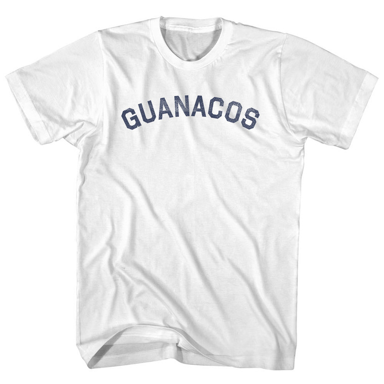 Guanacos Adult Cotton T-shirt - White