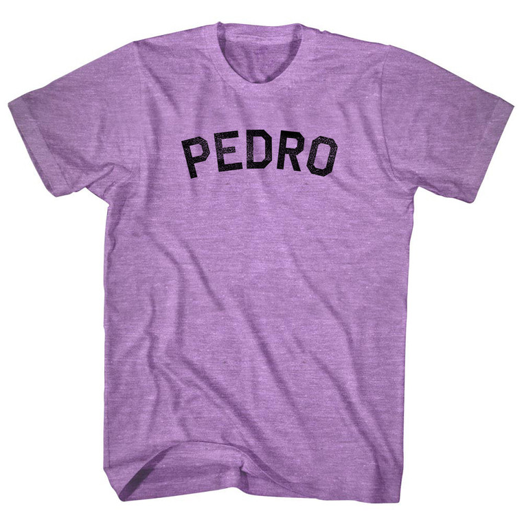 PEDRO Adult Tri-Blend T-shirt - Athletic Purple