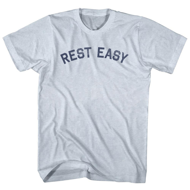 Rest Easy Adult Tri-Blend T-shirt - Athletic White