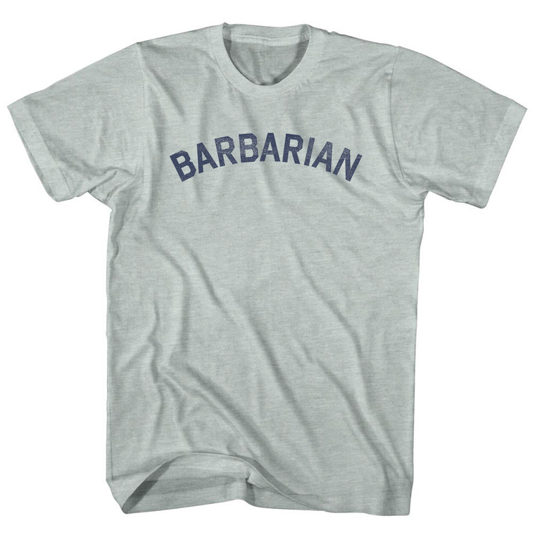 Barbarian Adult Tri-Blend T-shirt - Athletic Cool Grey