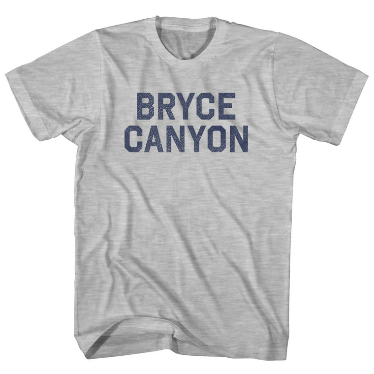Bryce Canyon Youth Cotton T-shirt - Grey Heather