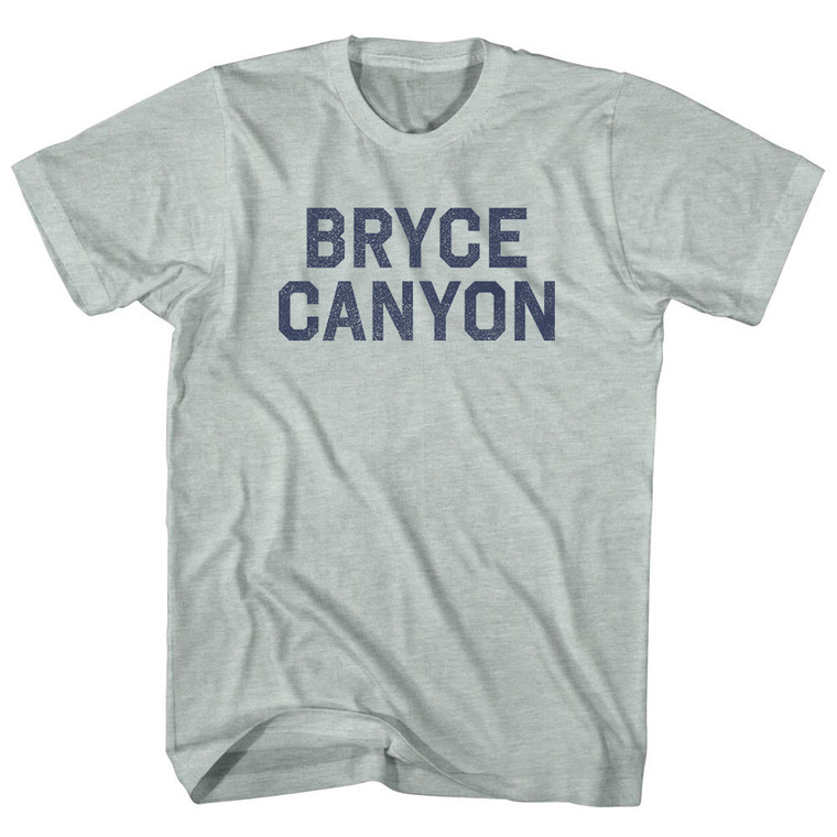 Bryce Canyon Adult Tri-Blend T-shirt - Athletic Cool Grey