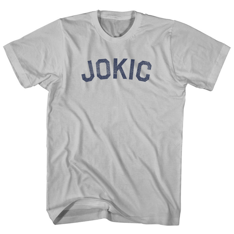 Jokic Adult Cotton T-shirt - Cool Grey