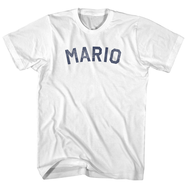 Mario Youth Cotton T-shirt - White
