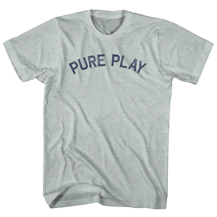 Pure Play Adult Tri-Blend T-shirt - Athletic Cool Grey