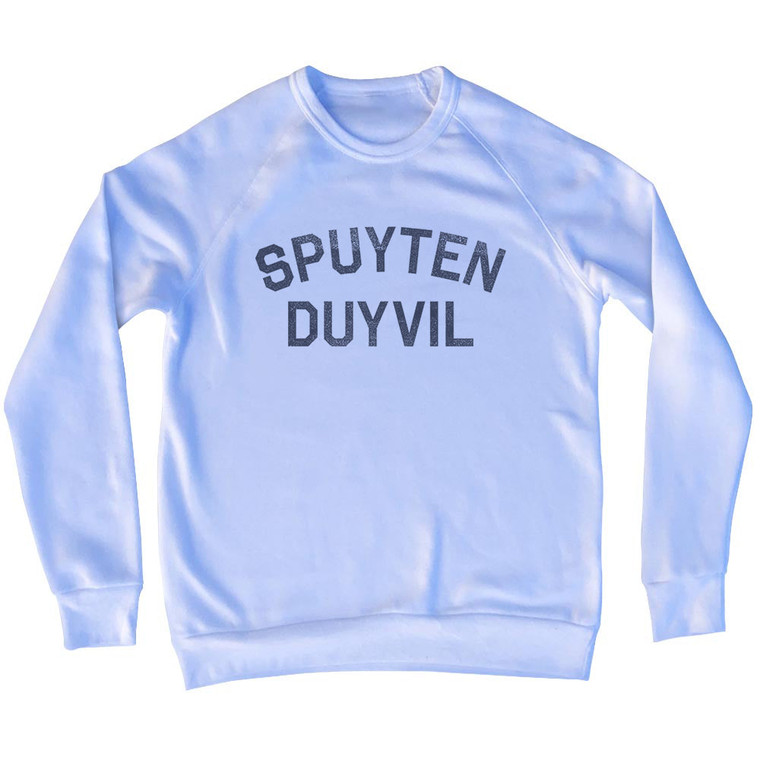 Spuyten Duyvil Adult Tri-Blend Sweatshirt - White