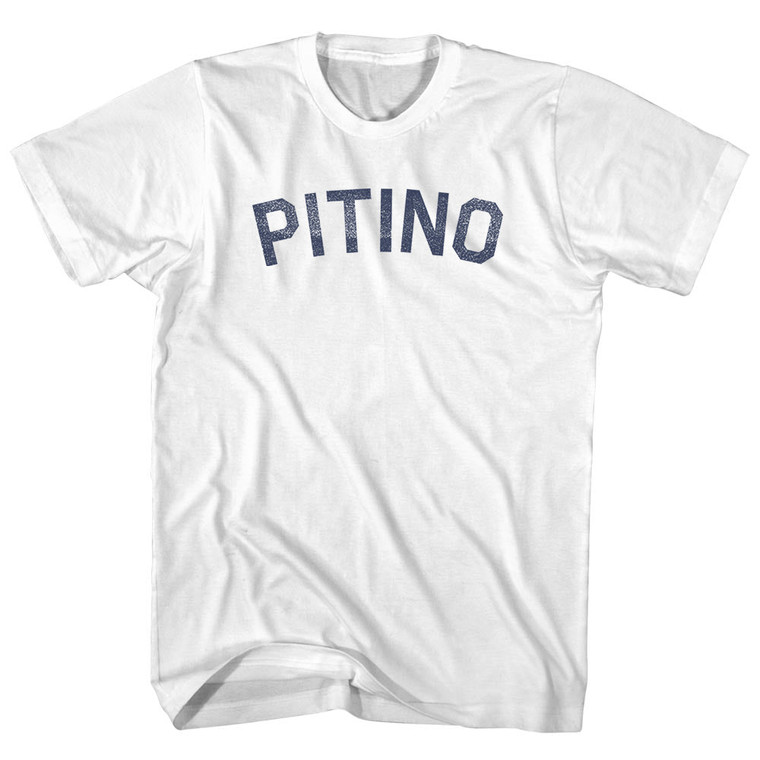 Pitino Adult Cotton T-shirt - White