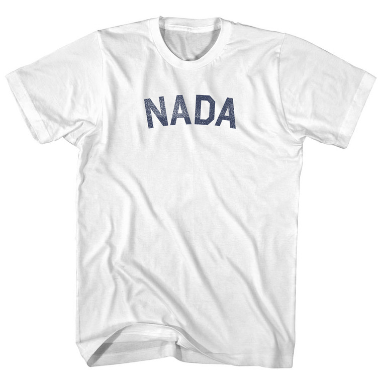 Nada Adult Cotton T-shirt - White