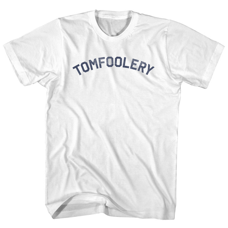 Tomfoolery Womens Cotton Junior Cut T-Shirt - White