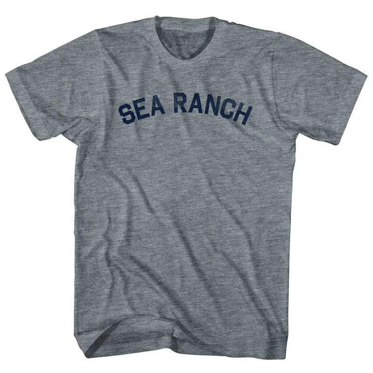 Sea Ranch Womens Tri-Blend Junior Cut T-Shirt - Athletic Grey
