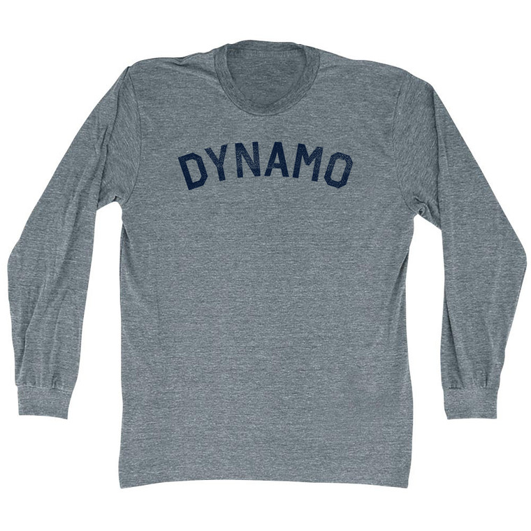 Dynamo Adult Tri-Blend Long Sleeve T-shirt - Athletic Grey