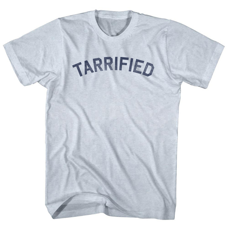 Tarrified Adult Tri-Blend T-shirt - Athletic White