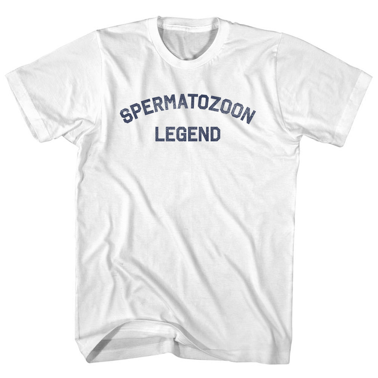 Spermatozoon Legend Youth Cotton T-shirt - White