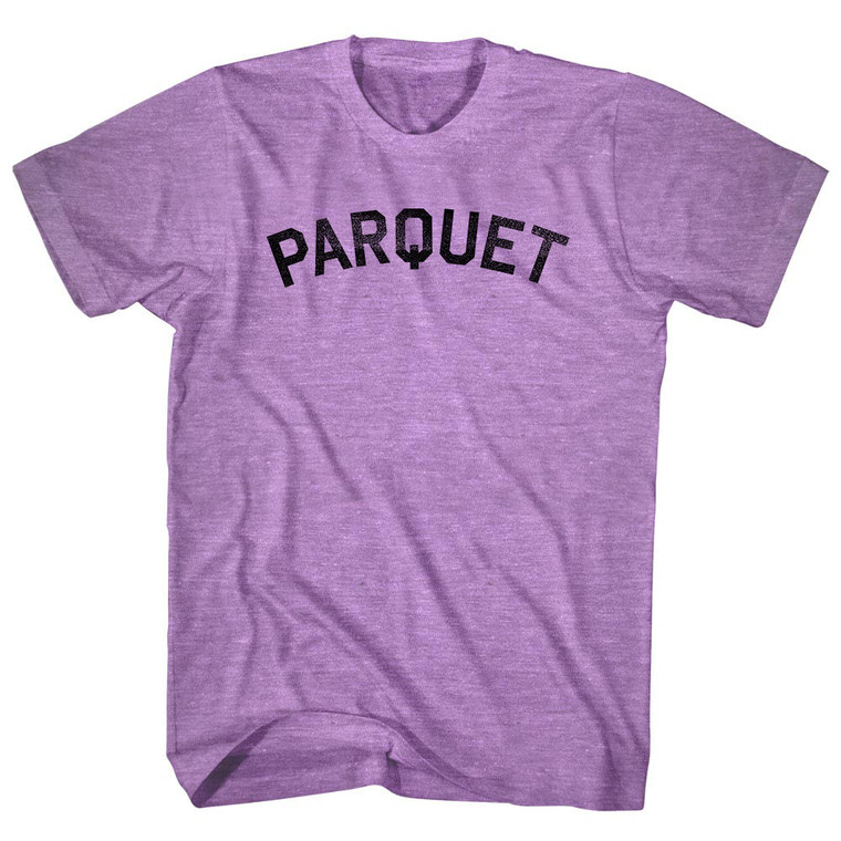 Parquet Adult Tri-Blend T-shirt - Athletic Purple