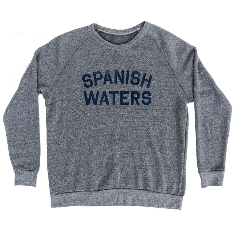Spanish Waters Adult Tri-Blend Sweatshirt - Athletic Grey