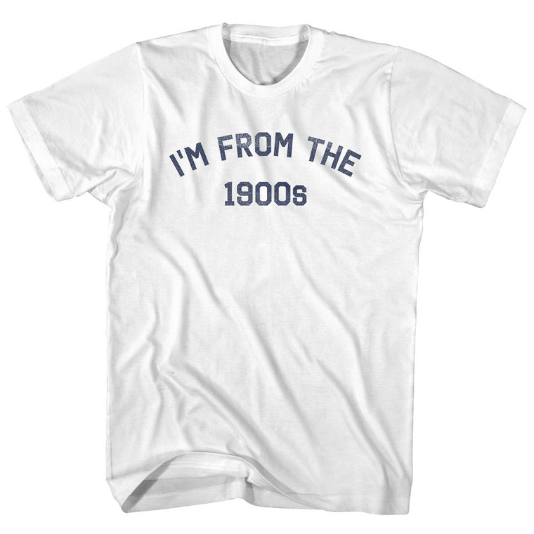 I'M From The 1900s Youth Cotton T-shirt - White