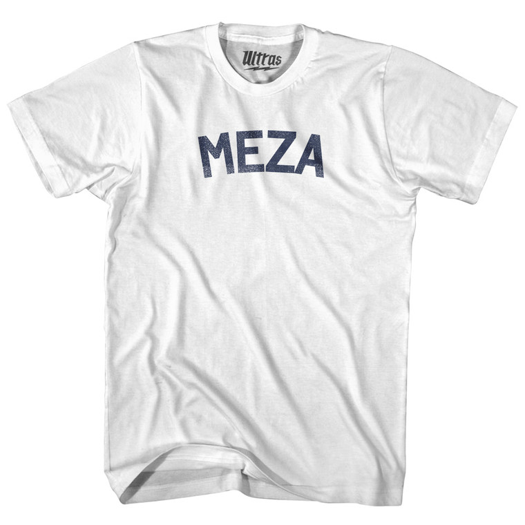 MEZA Womens Cotton Junior Cut T-Shirt - White