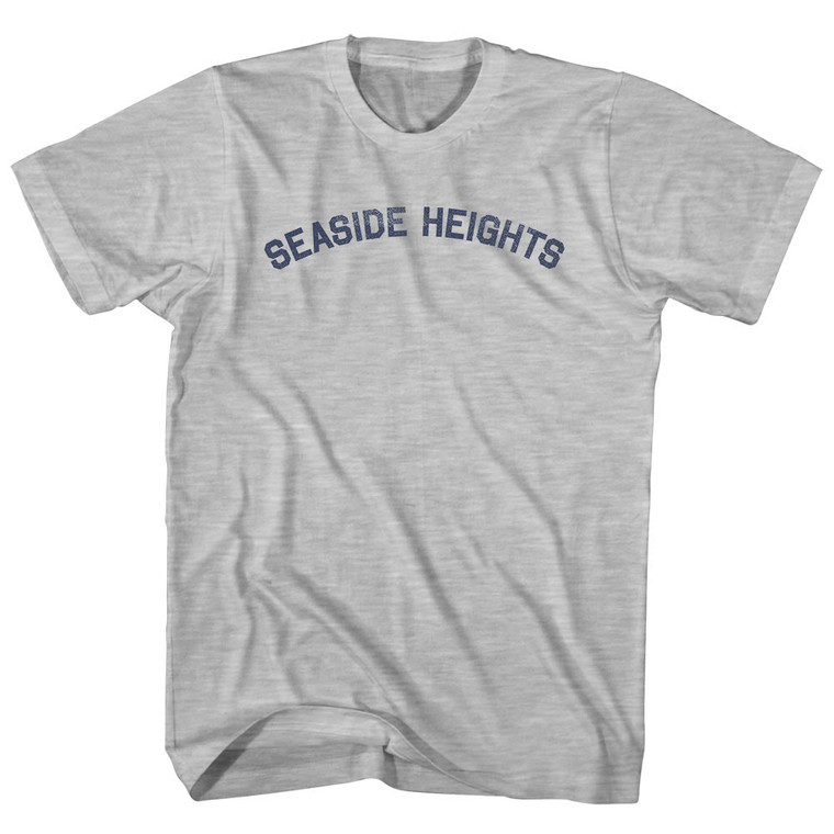Seaside Heights Adult Cotton T-shirt - Grey Heather