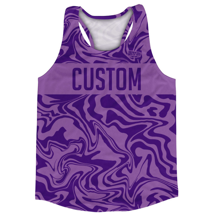 Vapor Design Custom Finish Line Running Track Tops Made In USA - Purple Pale and Purple