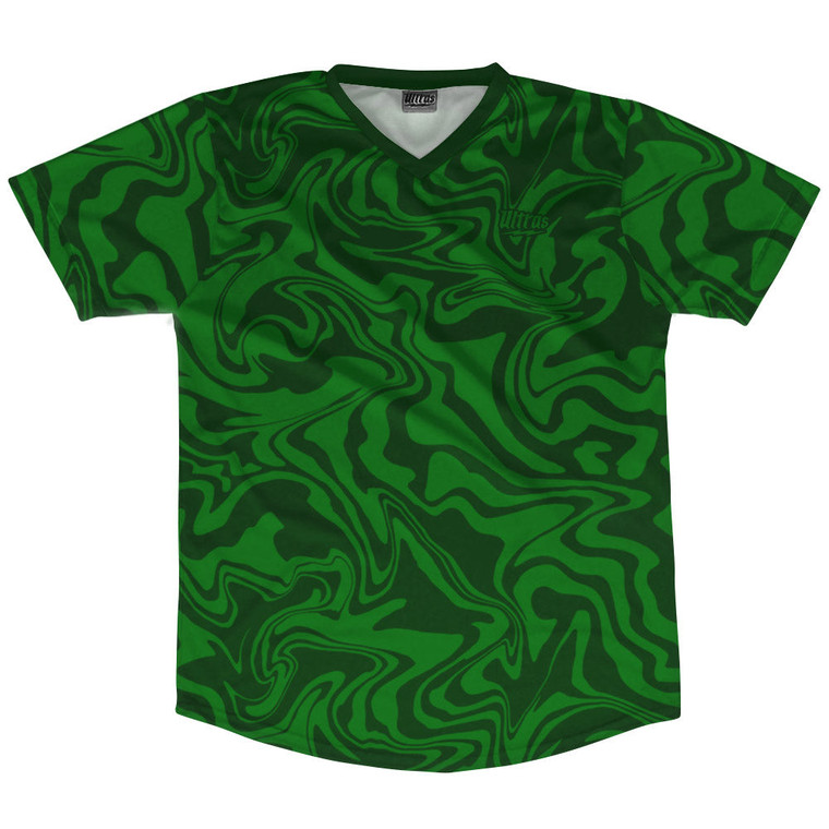 Vapor Design Soccer Jersey Made In USA - Forest Green and Kelly Green