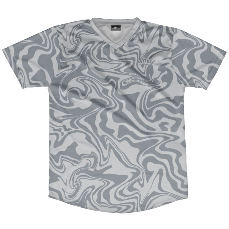 Vapor Design Soccer Jersey Made In USA - Grey Medium and Grey Dark