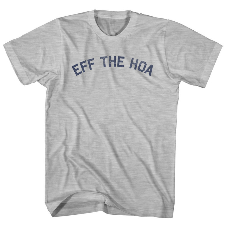 EFF THE HOA Youth Cotton T-shirt - Grey Heather