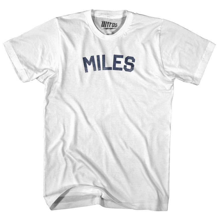 MILES Womens Cotton Junior Cut T-Shirt - White
