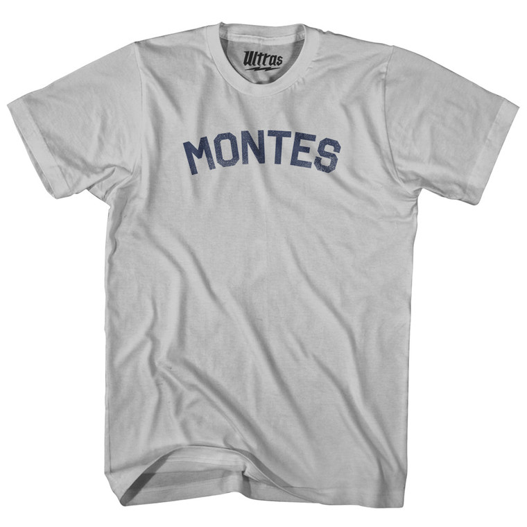 MONTES Adult Cotton T-shirt - Cool Grey