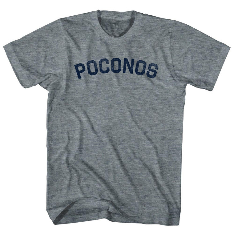 Poconos Youth Tri-Blend T-shirt - Athletic Grey