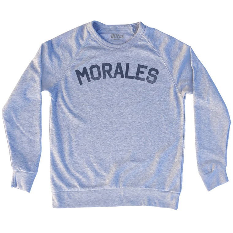 MORALES Adult Tri-Blend Sweatshirt - Heather Grey