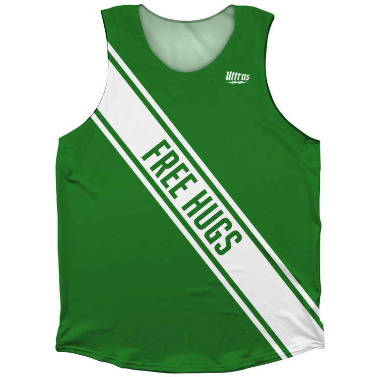 Free Hugs Athletic Tank Top - Kelly Green