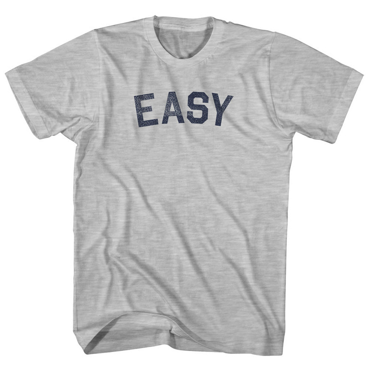 Easy Womens Cotton Junior Cut T-Shirt - Grey Heather