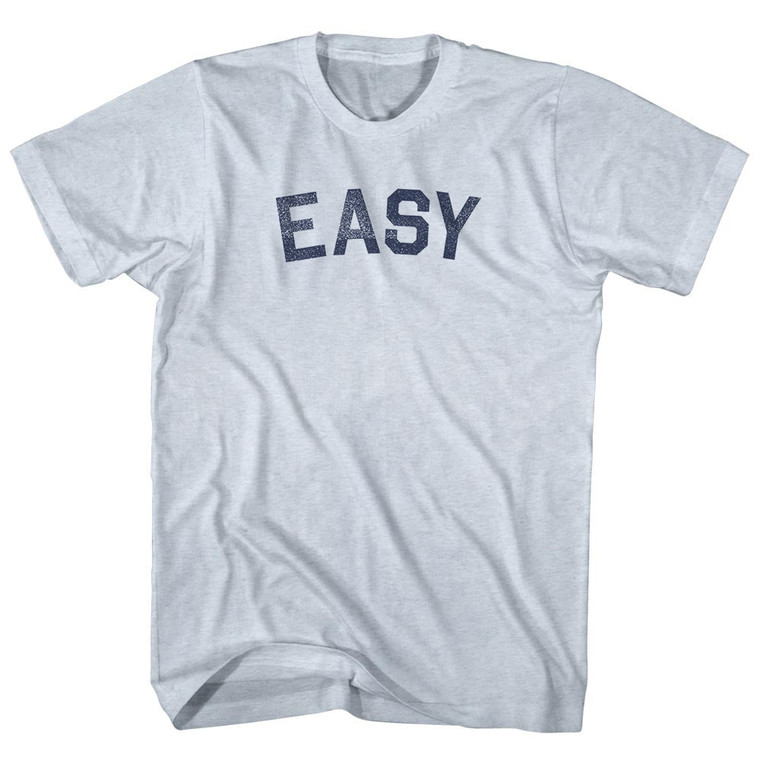 Easy Adult Tri-Blend T-shirt - Athletic White