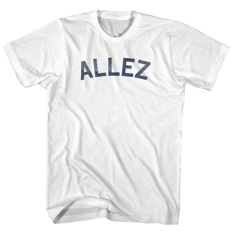 Allez Adult Cotton T-shirt White