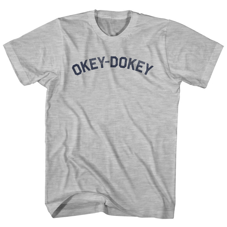 Okey-dokey Youth Cotton T-shirt Grey Heather