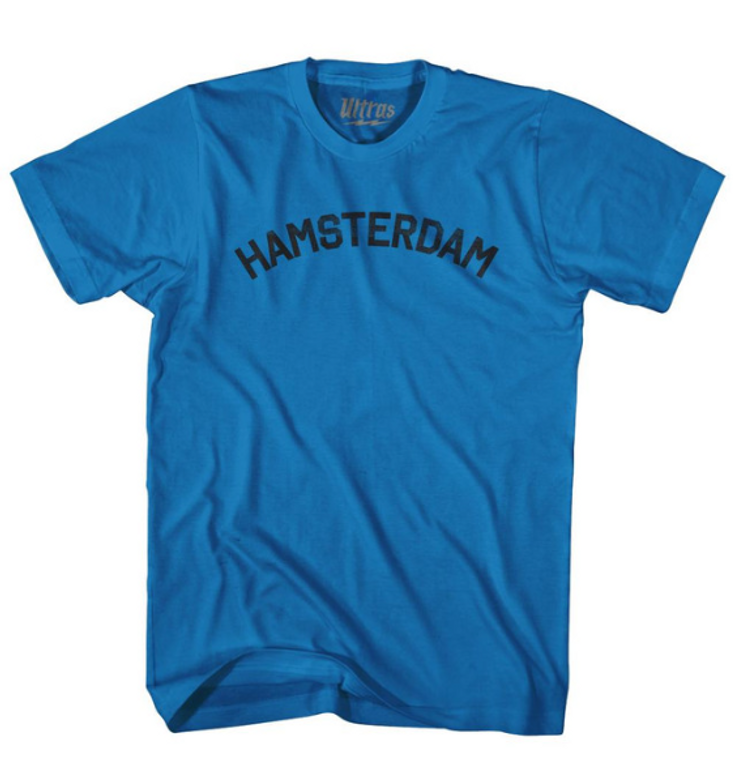 Adult X-Large - Hamsterdam Adult Cotton T-Shirt - Royal - Final Sale Z6