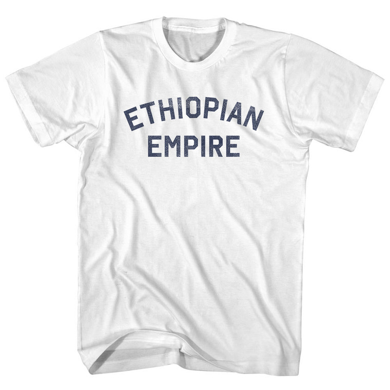 Ethiopian Empire Youth Cotton T-shirt - White