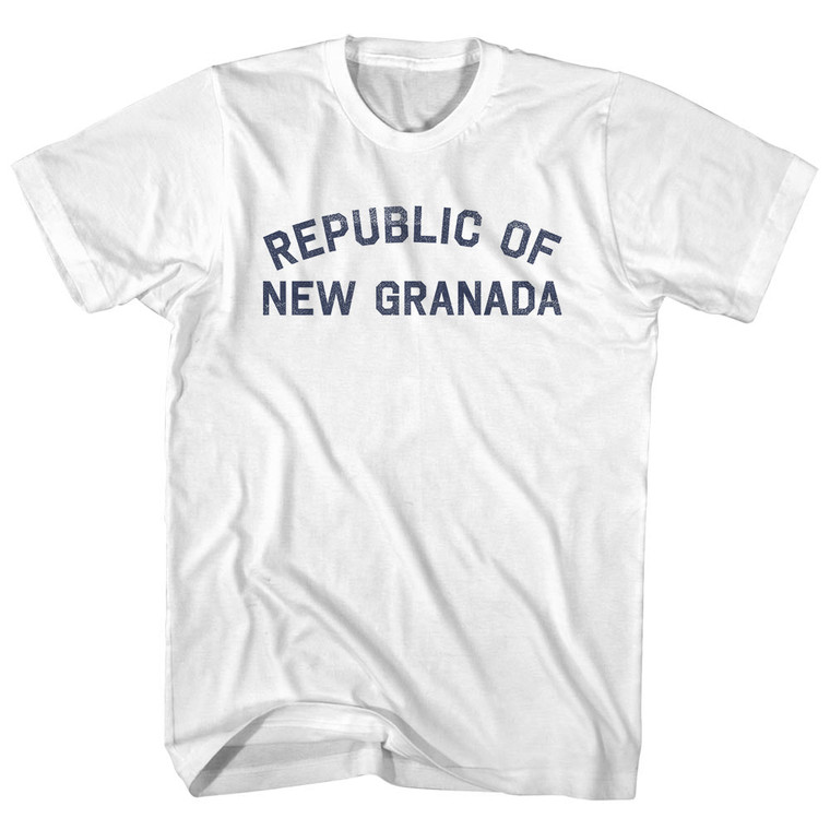 Republic of New Granada Youth Cotton T-shirt - White