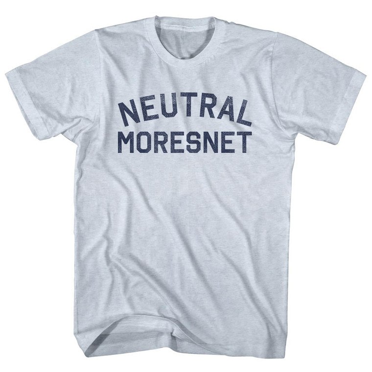Neutral Moresnet Adult Tri-Blend T-shirt - Athletic White