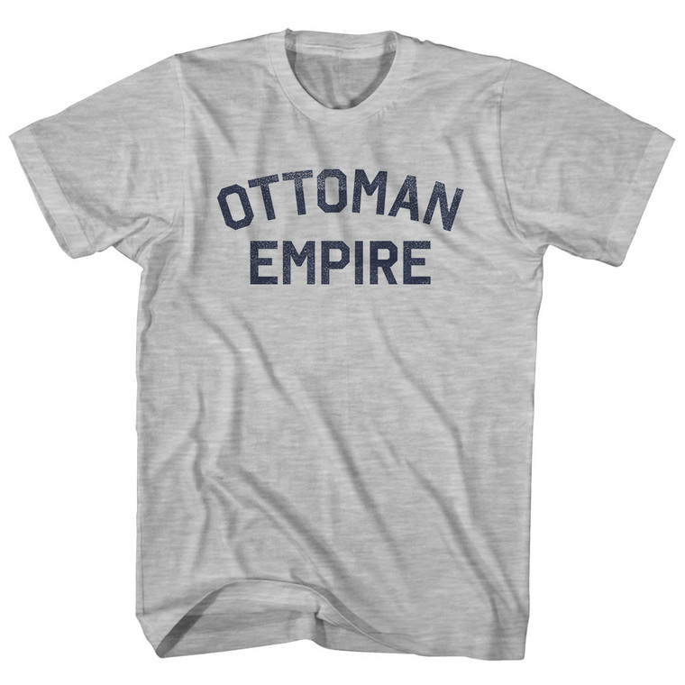 Ottoman Empire Adult Cotton T-shirt - Grey Heather