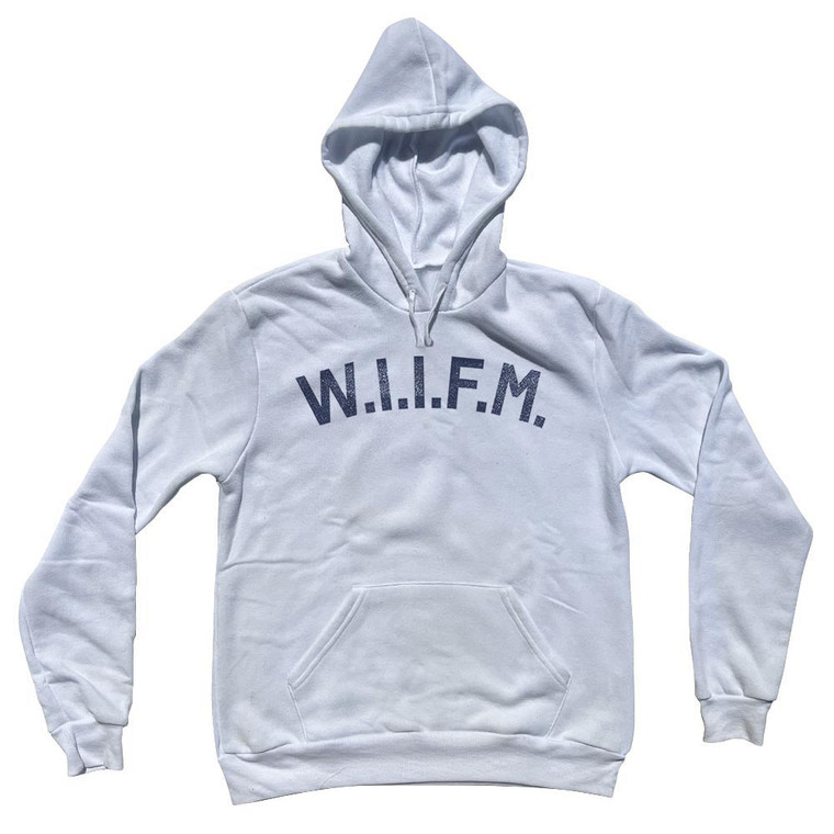 W.I.I.F.M Cotton-Poly Blend Hoodie - White
