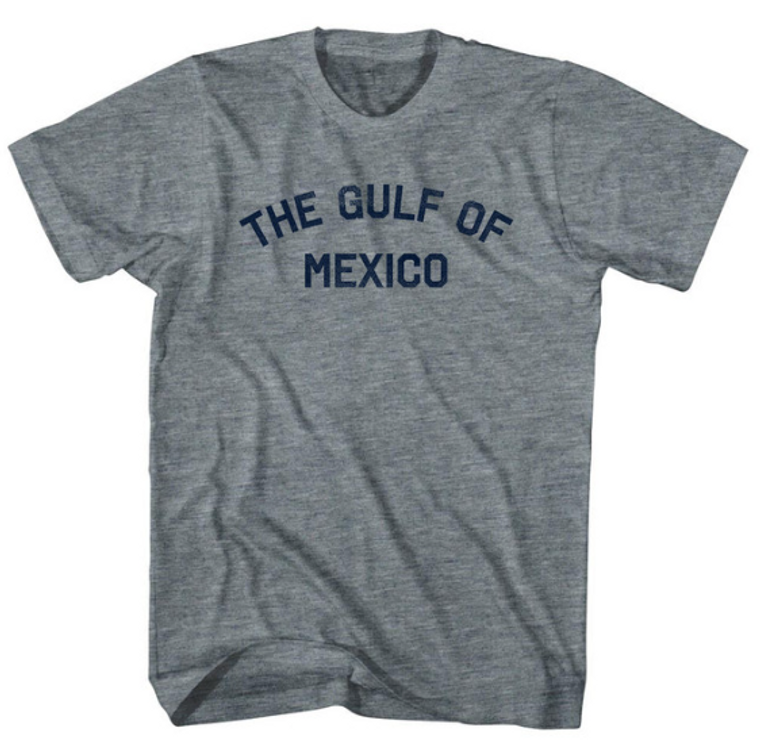 Adult Large - The Gulf Of Mexico Adult Tri-Blend T-shirt - Athletic Grey - Final sale Z480