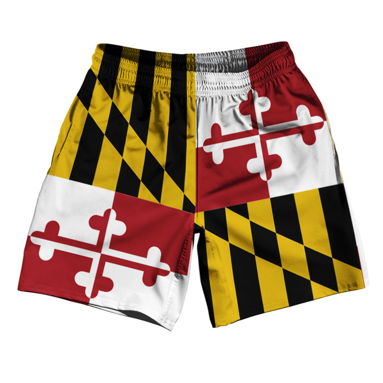 Maryland Flag Soccer Shorts Made In USA - Flag