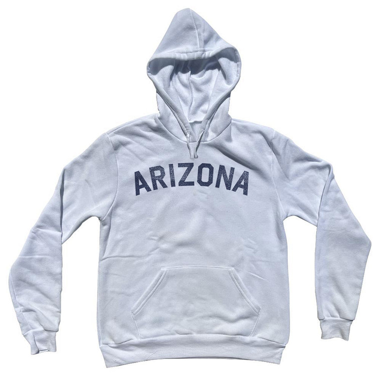 Arizona Cotton-Poly Blend Hoodie - White