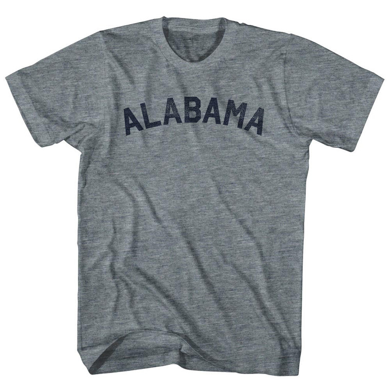 Alabama Adult Tri-Blend T-shirt - Athletic Grey
