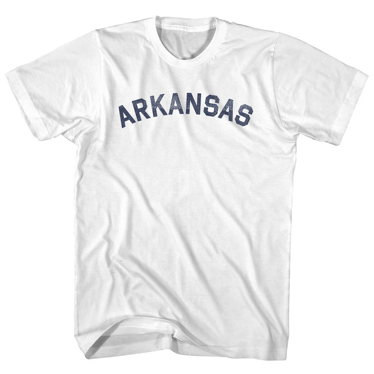 Arkansas Adult Cotton T-shirt - White